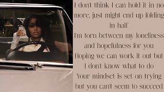 Summer Walker ~ 1-800 Heartbreak (feat. Anderson .Paak) ~ Lyrics 
