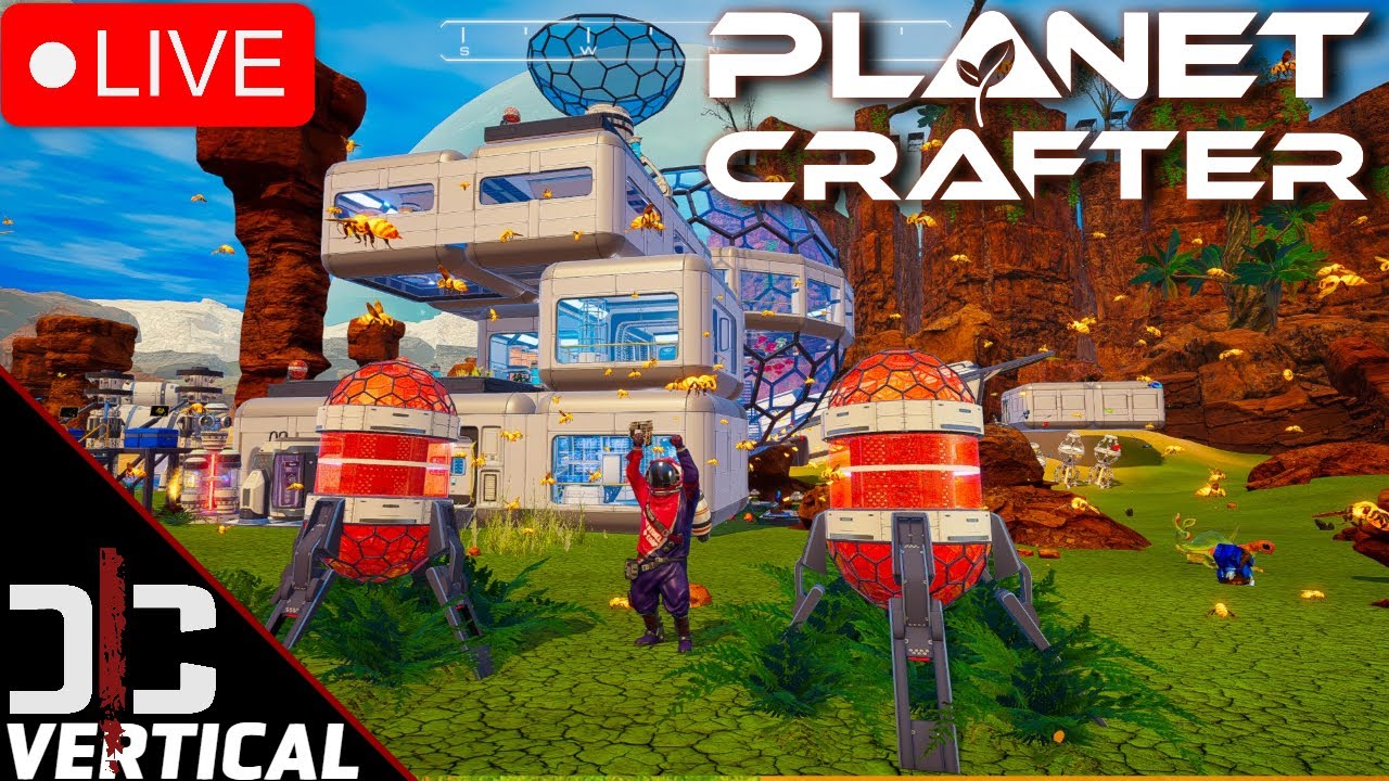 LIVE - The Planet Crafter - Day 3 - Making This Planet Livable for ...