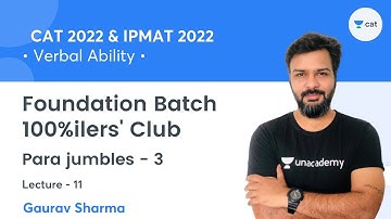 Para jumbles - 3 L11 l Foundation Batch - 100%ilers