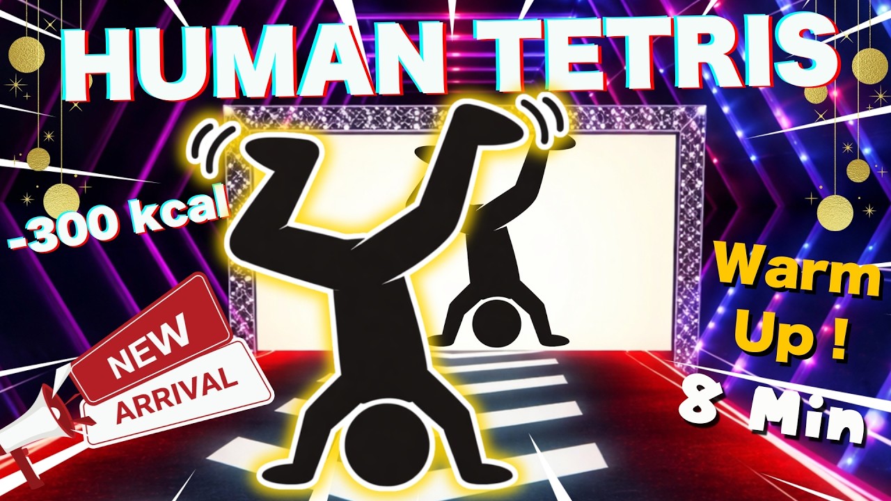 HUMAN TETRIS | Immersive Interactive Warm Up ORIGINAL