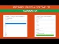 Integrate jQuery UI Autocomplete with CodeIgniter Using jQuery, Ajax & MySQL