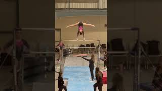 Maddie level 8 1st Place Bars, Crimson Classic 2023