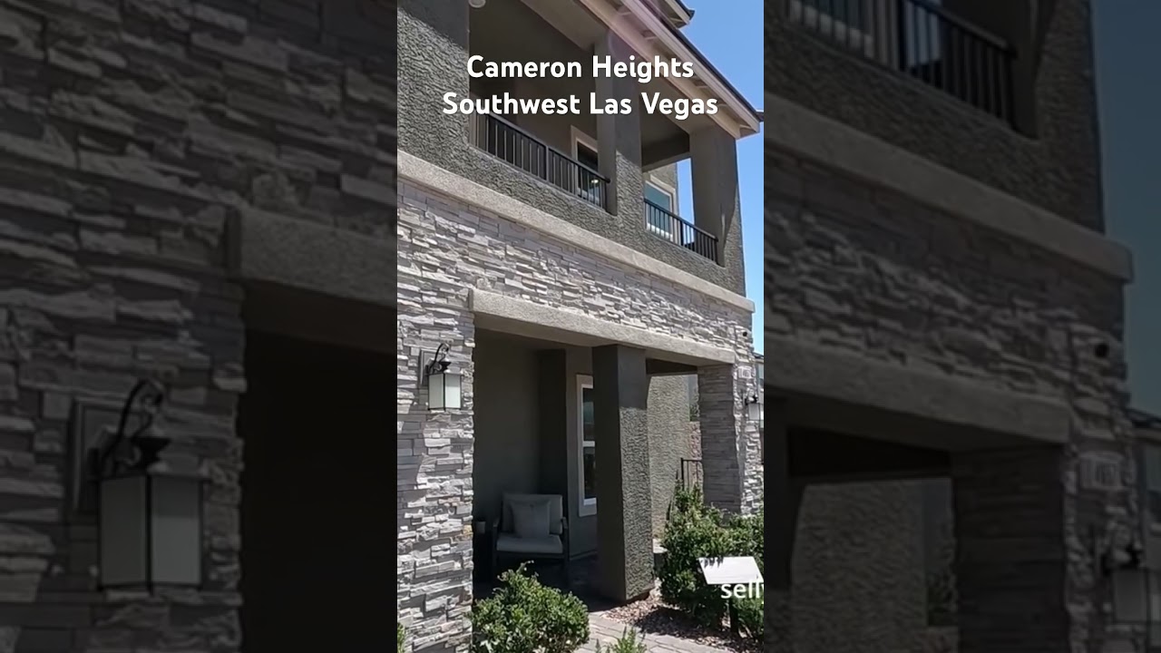 Modern three-story homes for sale. Cameron Heights by Kb Homes , Southwest Las Vegas.