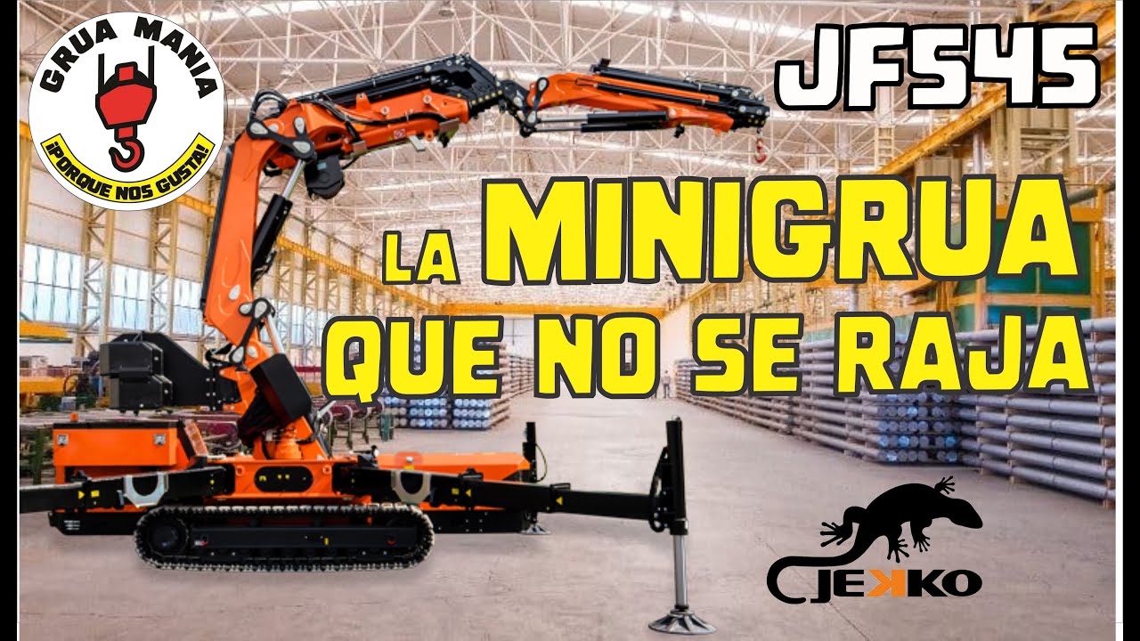 JEKKO JF545 // La minigrúa más compacta y fuerte en México // Grua Mania Mx