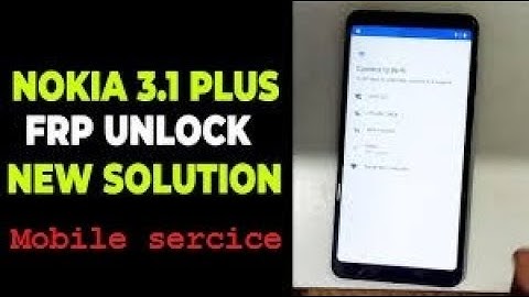 NOKIA 3.1 Plus TA-1104  FRP/Google Account Bypass || Without PC No Talkback