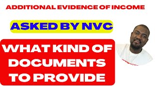 EVIDENCE OF INCOME ASKED BY NVC (EXPLAINED) | I-130 PETITION PROCESS