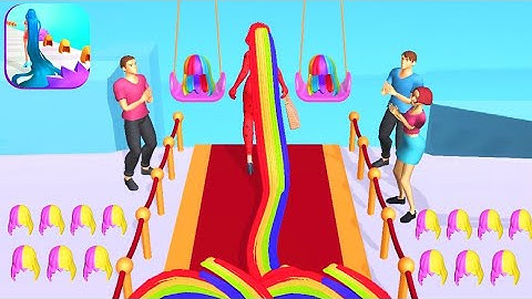 Hair Rush : All Levels Gameplay walkthrough Android, iOS New Game Update!!!