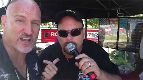 Jon Shultz with MustangMedic Mustang's at the Quee...