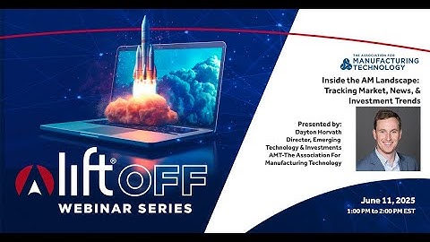 The Association For Manufacturing Technology: Inside the AM Landscape