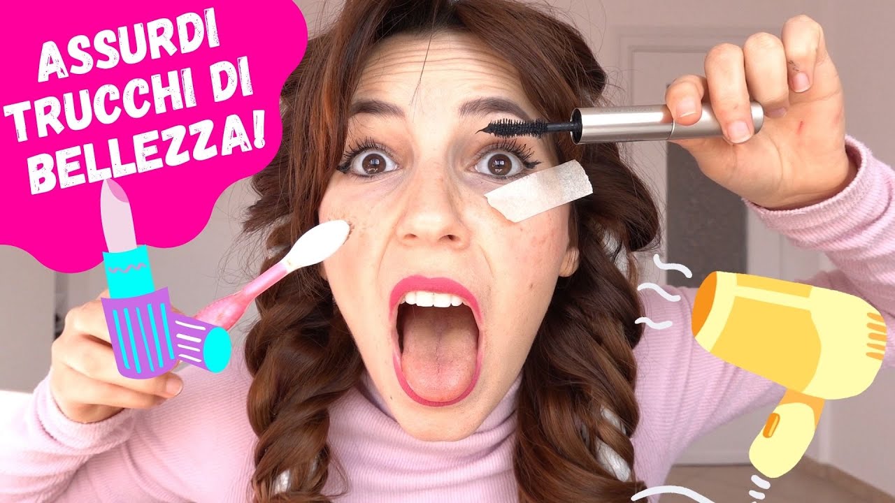 NON PROVATE QUESTI TRUCCHI DI BELLEZZA ASSURDI! *diy makeup hacks*