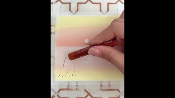 Vẽ tranh sáp dầu hoàng hôn | Sáp dầu Ánh Dương