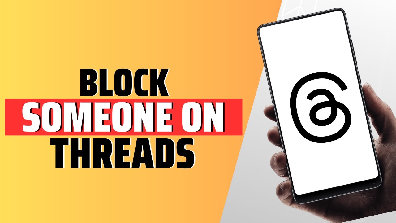 How To Block Someone On Threads Application - YouTube