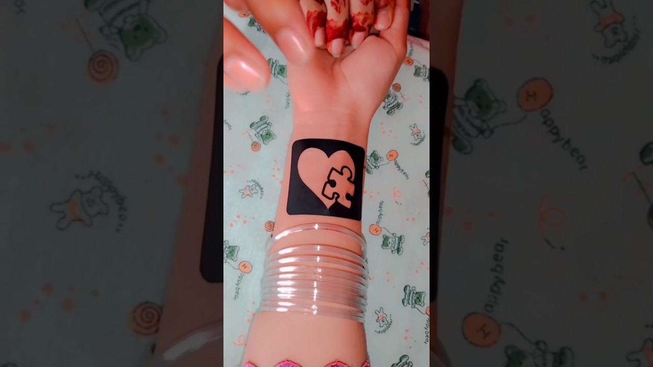 beautiful tattoo sticker design #shorts