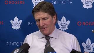 Maple Leafs Post-Game: Mike Babcock - December 1, 2018