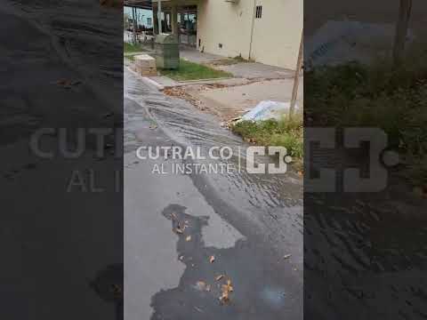 Importante pérdida de agua en Cutral Co