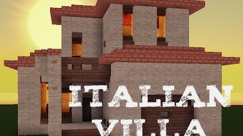 Minecraft lets build: Italian Villa - Part 1