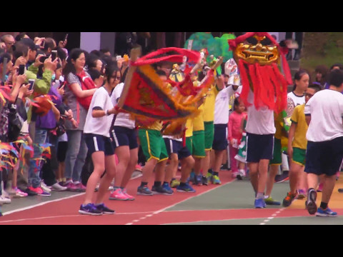 2017三峽國小117週年校慶運動會～～布袋戲團進場