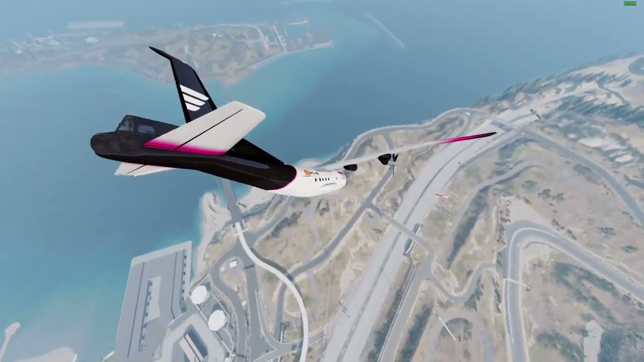 beamng drive plane crashes 100