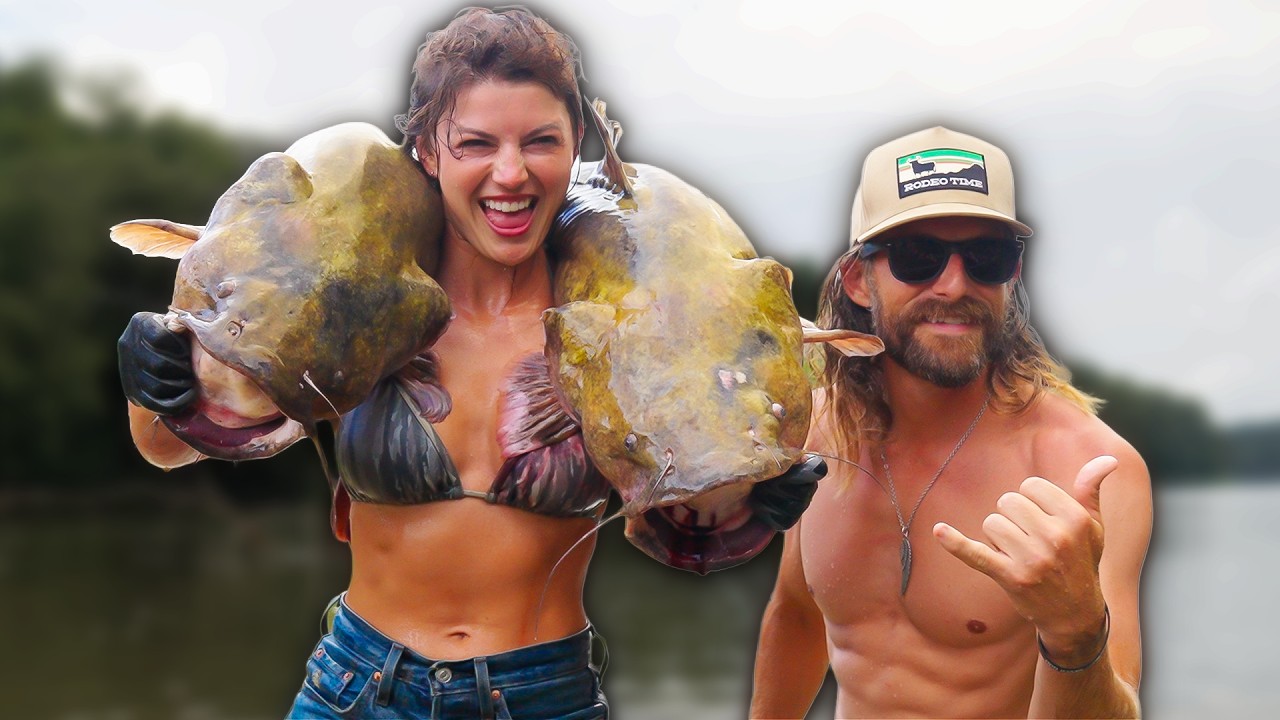 My X-GF Catches Two Monster CatFish At Once! 