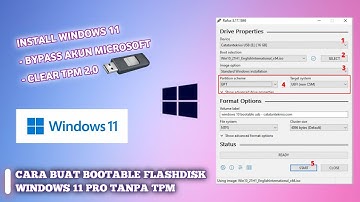 TERBARU !! TANPA CLEAR TPM 2.0 BISA INSTALL WINDOWS 11 MENGGUNAKAN BOOTABLE RUFUS