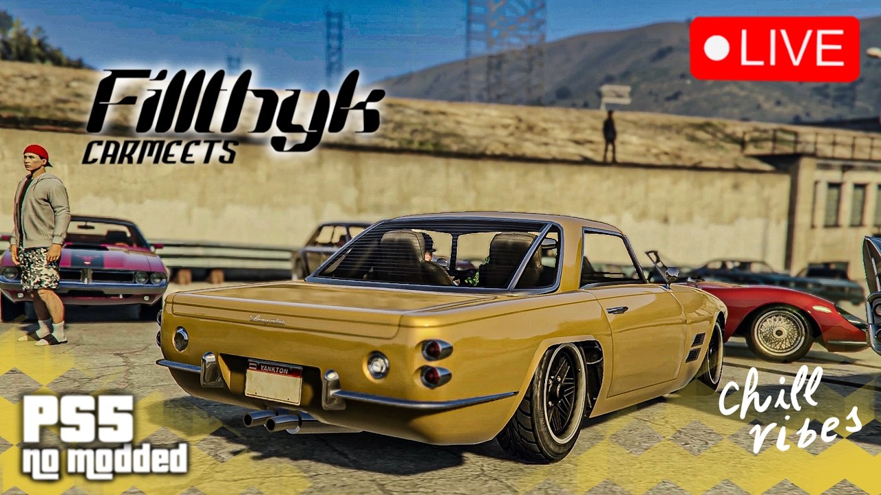 🔥GTA 5 Online Carmeet PS5 no modded cars |park ups|cut ups|sliding join up!