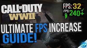 🔧 COD WW2: Dramatically increase performance / FPS with any setup! Lag / FPS drop fix