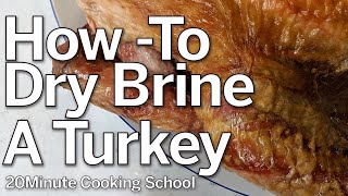 How and why to dry brine a turkey. best turkey ever! full recipe here:
http://clairetansey.com/recipe-dry-brine-for-turkey/ is the sure fi...