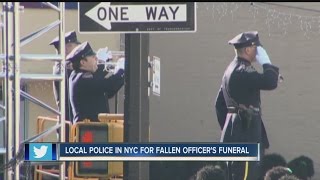Local Police Travel to NYV for Fallen Officer's Funeral