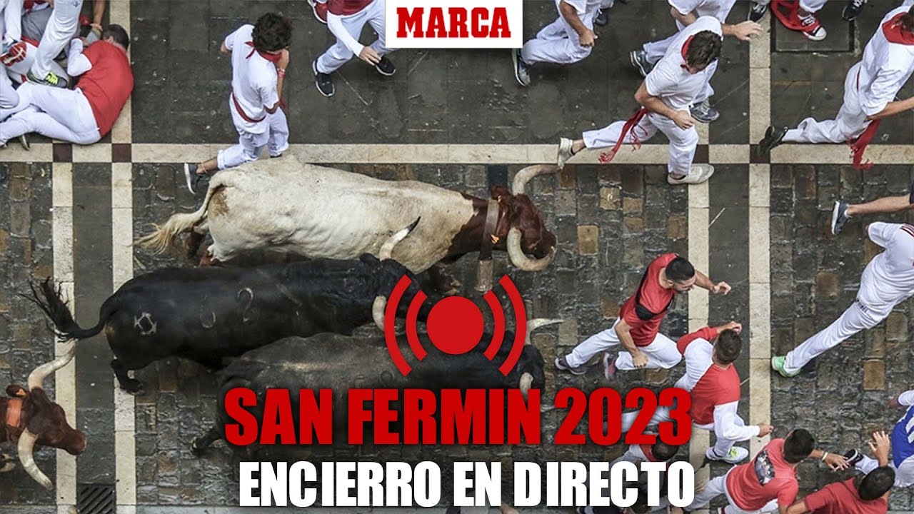Directo | San Fermín 2023: encierro del 13 de julio con los toros de la Ganadería Victoriano del Río