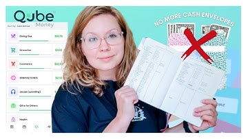 How to use QUBE Money for digital cash envelopes // SEPTEMBER BUDGET WITH ME [qube money tutorial]