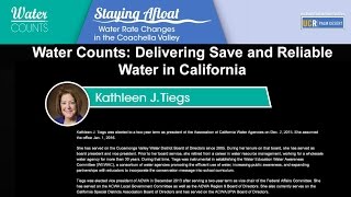 Staying afloat - water rate changes in the coachella valley kathleen
j. tiegs