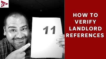 How to Check a Tenant