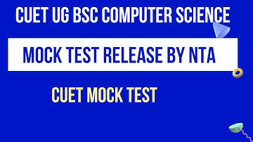 Mock Test CUET 2022 | CUET BSC COMPUTER SCIENCE | CUET BOOKS for Preparation