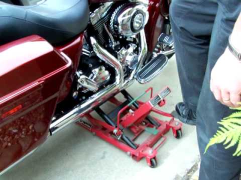 Using A Motorcycle Jack 1 Youtube