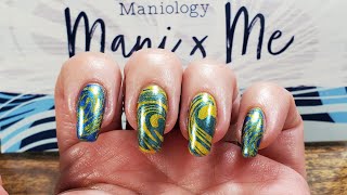 Mani x Me sub box for May Watermarble plates