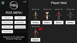 Monkey Character Cheat Code 🤑 in Indian Bike Driving 3d | Plugin New Update Indian Bike Driving 3d
