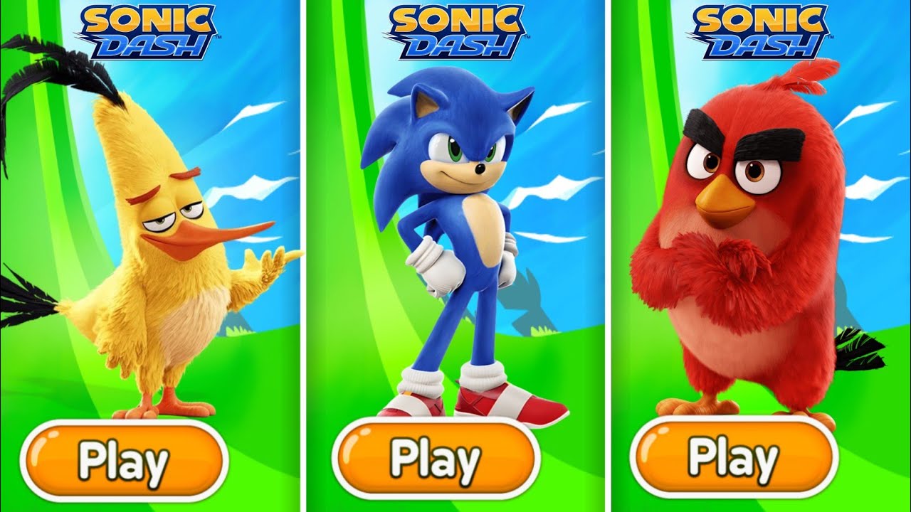 Sonic Dash - Movie Sonic Vs Red Vs Check Vs All Boss Zazz Egman -All ...