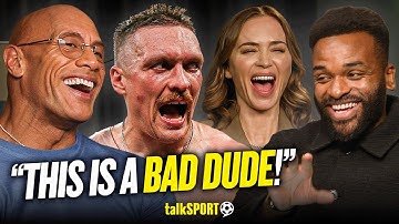 "A BAD DUDE... Who Loves Cake!" The Rock REVEALS What It Was Like Facing Usyk | The Smashing Machine