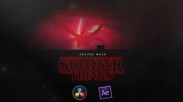 Recreating the look of the UPSIDE DOWN || STRANGER THINGS || (After Effects and Davinci Resolve)