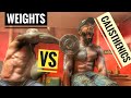 Home workout vs gym workout | Motivational Video | weight lifting vs calisthenics training