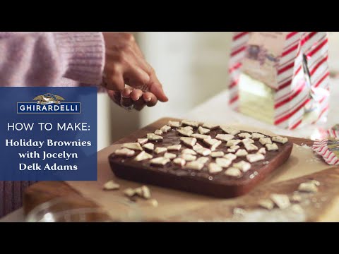 Ghirardelli Chocolate Company Food TV Commercial Bake the Best Holiday Brownies 3 Ways!