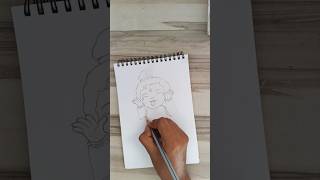 Cute Bal Krishna Drawing 😍 | Easy Krishna Drawing for Beginners ✨ #shorts