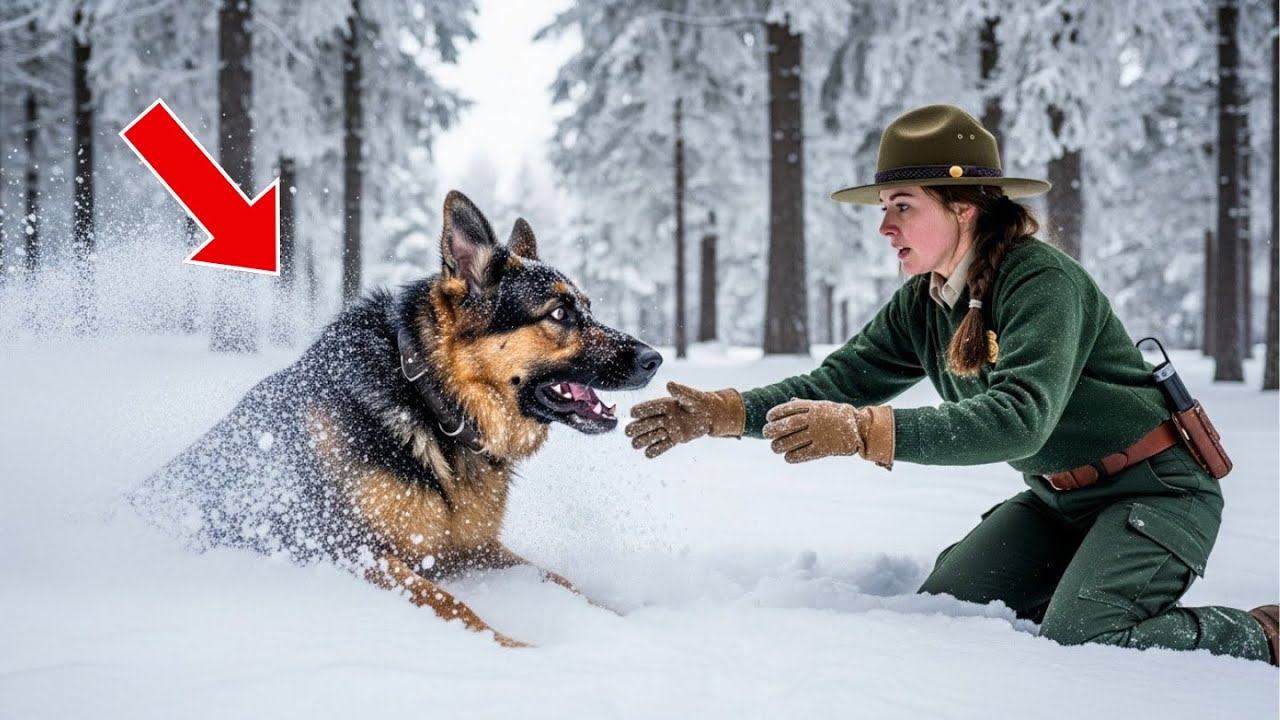 Female Ranger Found a Pregnant Dog Buried In Snow — What She Found Next Left Everyone Shocked