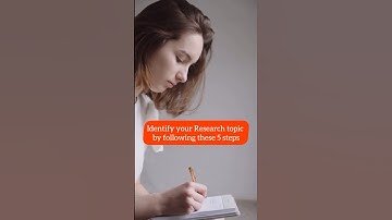 How to identify research topic | MJML022