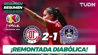 Resumen y goles | Toluca 2-1 Mazatlán | CL2023 - J11 | TUDN
