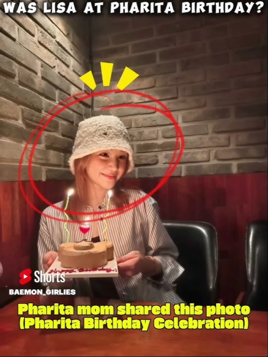 Lisa is the one who lit up Pharita cake #babymonster #shorts #fyp #pharita #lisa