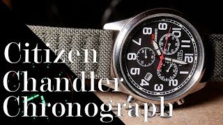 Citizen Chandler Chronograph Review : Solar on a Budget ( AT0200-05E ) -  YouTube