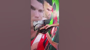 Why is Ronaldo crying#ronaldo #cr7 #leddisplay #ledscreen #ledmodule #eagerled