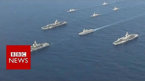 US displays military might near Korea - BBC News