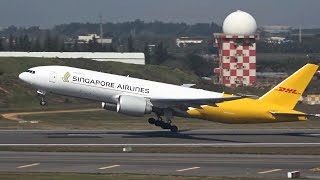 飛機起降特寫 後推滑行 50min｜桃園機場觀景台 Plane Spotting TPE/RCTP